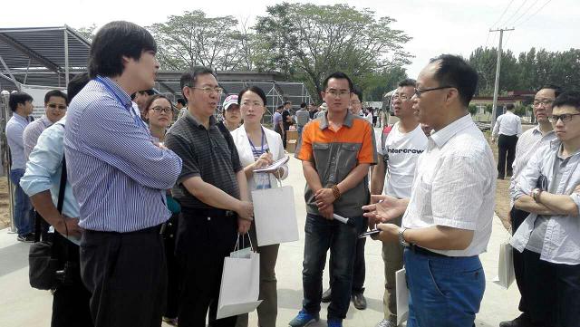 國家農(nóng)業(yè)部現(xiàn)場會議，在我公司樂亭縣洲綠生態(tài)能源有限公司現(xiàn)場舉行